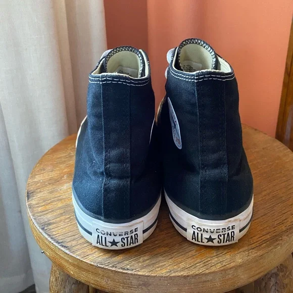 Converse Chuck Taylor All Star High Top Sneakers - Black & White - Picture 7 of 10